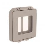 2 Gang Plastic Weatherproof Electrical Box Cover