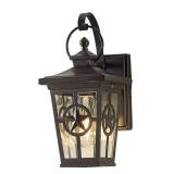 1.80-in H Matte Black Hardwired Outdoor Wall Light