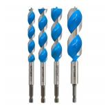 4 -Piece Woodboring Power spade Drill Bit Set