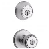 Exterior Deadbolt/Keyed Entry Door Knob Combo Pack