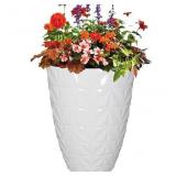 15.16x15.16x19.76-in Resin Indoor/Outdoor Planter