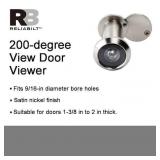 RELIABILT1-in Diameter 200-degree View Door Viewer