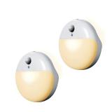 2Pack LED Motion Sensor Auto On/Off Night Light