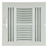 RELIABILT8x 8 4way Steel Sidewall/Ceiling Register