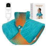 Weighted Heating Pad for Neck/Shoulders,Grey Color