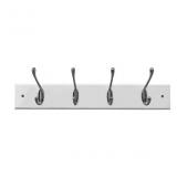 4Hook18.11x 2.76 White Decorative Wall Hook-2 pack
