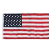 5.23-ftx2.92-ftPolyester American Embroidered Flag