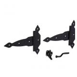 National Hardware 8-in Black Gate hardware kit