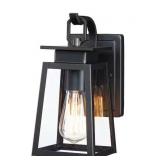 Lantern Sconce Hardwired Wall Light/Beveled Glass