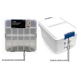 PlasticSmall Parts Organizer and Tote/Latching Lid