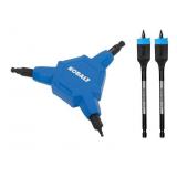2Pcs Drill Bit Set and 6Pcs Hex key set