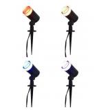 White Hardwired LED Flood light-4pcs