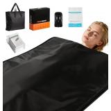 Sauna Blanket Portable. 86ï¿½158? (Black)