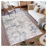 5x7(ft)Rectangular Indoor Abstract Spot Area rug
