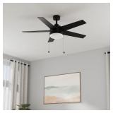 44-in Ceiling Fan/Light and Pull Chain /5 -Blade