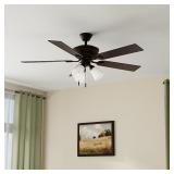52-in Ceiling Fan/Light and Pull Chain /5 -Blade