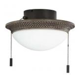 11in 2-Light Flush mount LED Ceiling Fan Light Kit