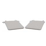 18-inx19-in Grey Starburst Patio chair cushion2pcs