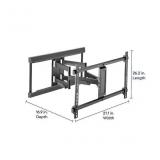 Full motion Indoor Wall TV up to 90-in