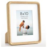 8x10 Picture Frame Natural Oak Solid Wood
