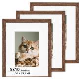 8x10 Picture Frame-Walnut Color 3 pack