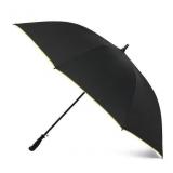 rainbrella 62-in Black Golf umbrella Umbrella