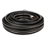 5/8-in x100-ft Contractor -Vinyl Black Coiled Hose