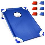 Portable Cornhole Set/1 Board/6Bean Bags