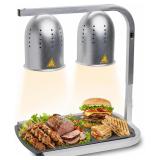 Commercial Grade Food Heat Lamp, 500W, Silver