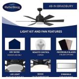 48-in Ceiling Fan With Light and Remote Control