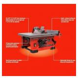 8.25-in13.0 Amp120Volt Portable Benchtop Table Saw
