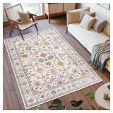 5 x 7 (ft)Loomed Rectangular Indoor Area rug