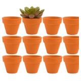 Mini Terracotta Clay Flower Pots 2 inch-10Pack