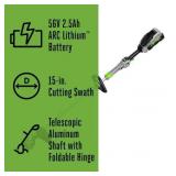 Telescopic Shaft BatteryStringTrimmer with Battery