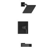 Single function 6-in Square Bathtub/shower Faucet