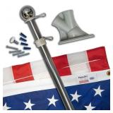5-ft W x3-ft H American Embroidered House flag Kit