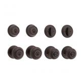 Deadbolt/Entry Door Knob ft.SmartKey Security2Pack