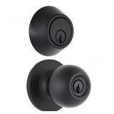 Deadbolt/Keyed Entry Door Knob Combo Pack