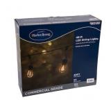 48-ft String Light/24 White-Light LED Edison Bulbs