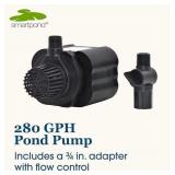 280 -GPH Submersible Corded Electric Pond Pump