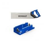 Kobalt Miter Box included Fine finish cut Back Saw