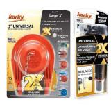 Toilet Fill Valve and 3-in Rubber Toilet flapper