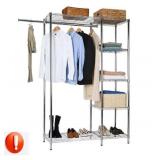 Style Selections Chrome Steel Clothing rack