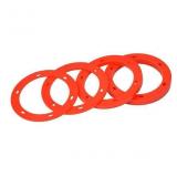 7.13-in Red Plastic Toilet flange spacer kit