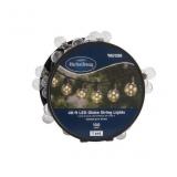 48ft String Light/100 White -Light LED Globe Bulbs