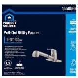 1handle Deck-mount Utility Faucet/Pulldown Sprayer