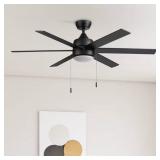 52-in Ceiling Fan /Light and Pull Chain Included