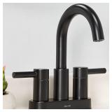 Handle Bathroom Sink Faucet/Drain wih Deck Plate