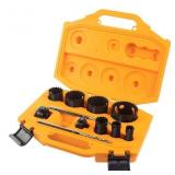 Arbored Adjustable Hole saw kit Set11Pcs/Hard Case