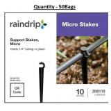 Raindrip Drip Irrigation Tubing Stake 50 -Pack